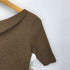 スナイデル snidel 25SS Sustaina アシメリブ ニット プルオーバー レディース ONE SIZE