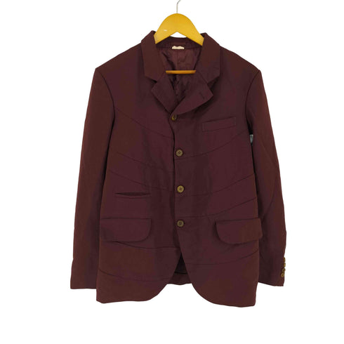 コムデギャルソンオムドゥ COMME des GARCONS HOMME DEUX 26SS ポリエステル100 背抜き テーラードジャケット メンズ S