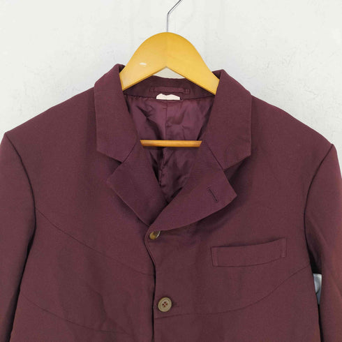 コムデギャルソンオムドゥ COMME des GARCONS HOMME DEUX 26SS ポリエステル100 背抜き テーラードジャケット メンズ S