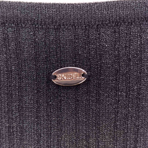 スナイデル snidel 25AW Uネック シンプルリブ ニット プルオーバー レディース ONE SIZE