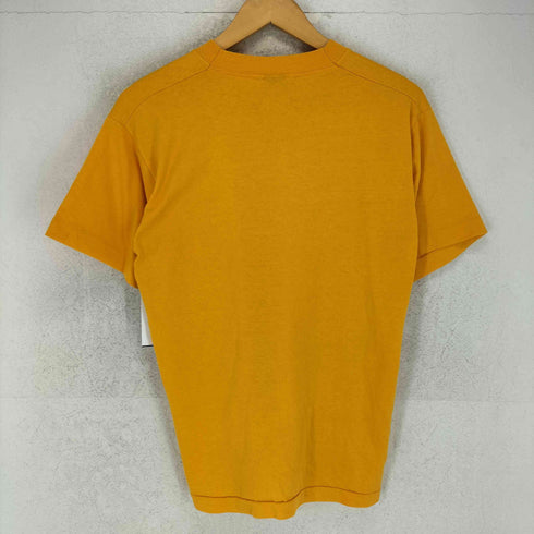 フルーツオブザルーム FRUIT OF THE LOOM 90S Made in USA 裾袖シングル クルーネック フロントプリント 半袖 Tシャツ メンズ M