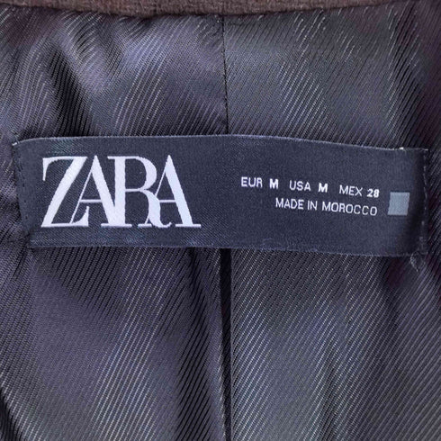 ザラ ZARA 2B ロングチェスターコート レディース M