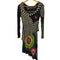デシグアル Desigual 総柄 アシンメトリー ワンピース レディース import:XS