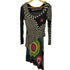 デシグアル Desigual 総柄 アシンメトリー ワンピース レディース import:XS