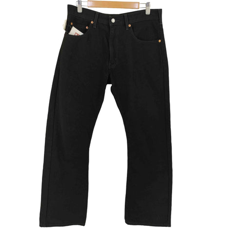 リーバイス LEVI STRAUSS&CO 517 ブラックアウト ブーツカット デニム メンズ W33L30