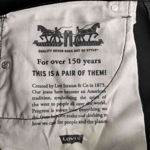 リーバイス LEVI STRAUSS&CO 517 ブラックアウト ブーツカット デニム メンズ W33L30