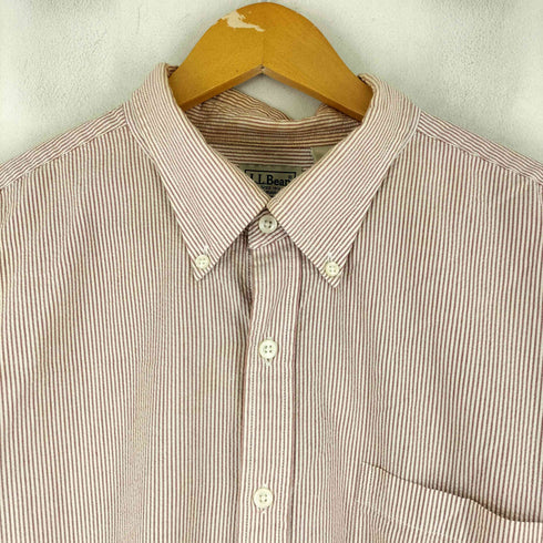 エルエルビーン L.L.Bean ストライプ BD 長袖 シャツ メンズ import:XL