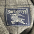 バーバリーズ BURBERRYS 裏地チェック ウール 比翼 ステンカラーコート メンズ