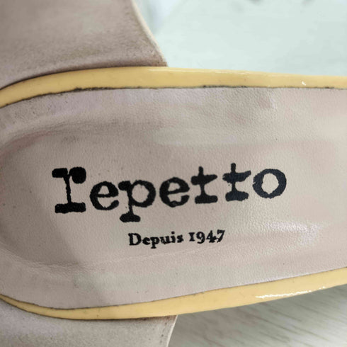 レペット repetto パテントレザー Tストラップ パンプス レディース JPN:37