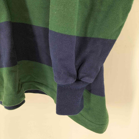 カンタベリーオブニュージーランド CANTERBURY OF NEW ZEALAND 90-00s ロゴ刺繍 ラガーシャツ メンズ XL