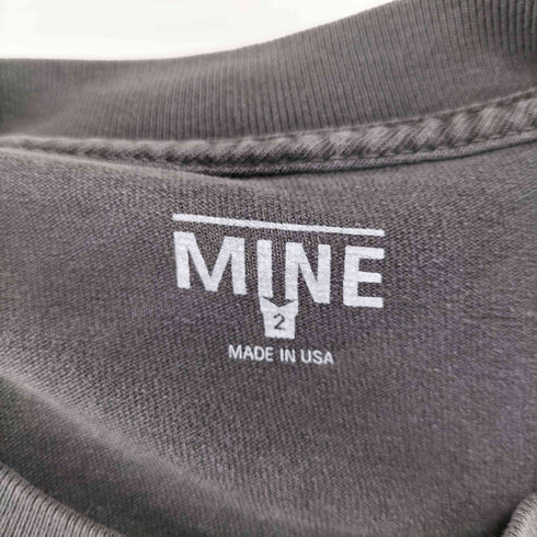 MINE マイン USA製 ピグメントダイ クルーネック Tシャツ メンズ 2