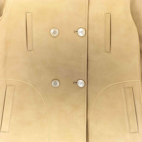 CET ARTICLE EST DESSINE PAR KONDO LEATHER 本革 レザージャケット レディース 36