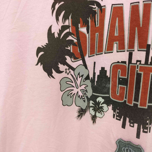 ドルチェアンドガッバーナ DOLCE&GABBANA 90-00s SHANGHAI CITY プリント 半袖Tシャツ メンズ EUR:50