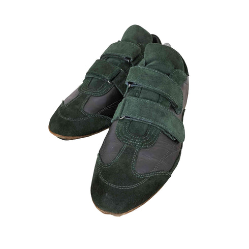 ドルチェアンドガッバーナ DOLCE&GABBANA スエード レザー ベルクロストラップ ローカットスニーカー メンズ 6.5