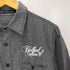 COLLARS 蜍 CHAMBRAY SHIRT ブラックシャンブレー シャツ メンズ
