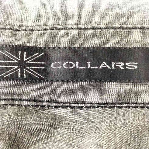 COLLARS 蜍 CHAMBRAY SHIRT ブラックシャンブレー シャツ メンズ