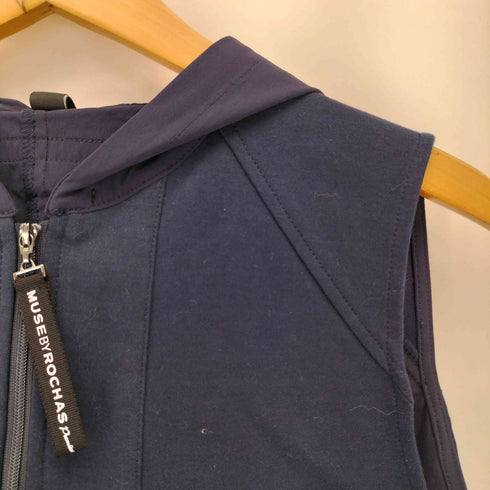 MUSE BY ROCHAS ミューズ バイ ロシャス フーディーベスト casual レディース 9