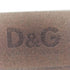 ドルチェアンドガッバーナ DOLCE&GABBANA DC ゴールドバックル レザーベルト メンズ