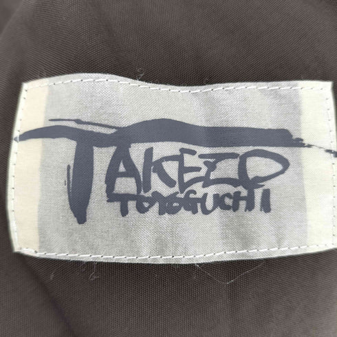takezo toyoguchi フロントクロスギャザー ナイロンコート domestic メンズ