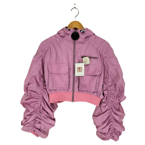 アナスイ ANNA SUI NYC シャカ2 シャーリング ショート MA-1 Y2K レディース FREE