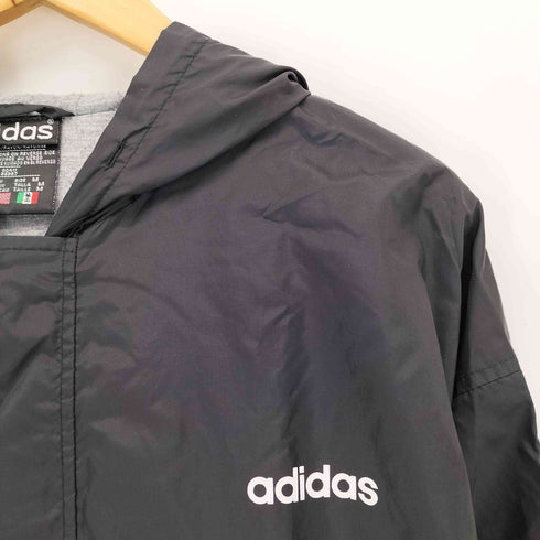 アディダス adidas 00s ナイロン フーデッドコート メンズ M