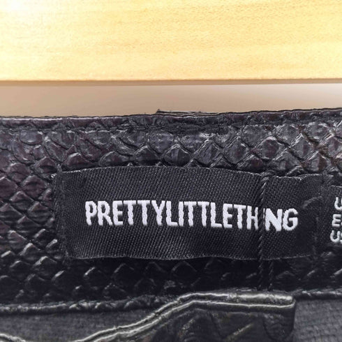 PRETTYLITTLETHING プリティリトルシング 型押し センターラインパンツ メンズ UK10