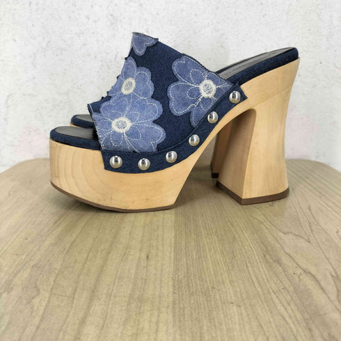 チャールズアンドキース CHARLES&KEITH タバサ プラット フォーム クロッグ サンダル レディース 36