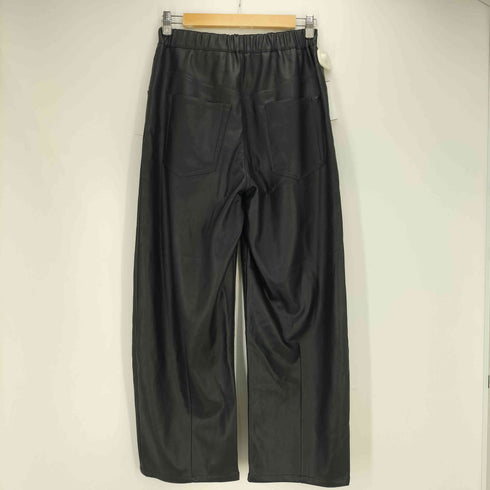 af comfy フェイクレザー ワイドストレートパンツ メンズ JPN:L