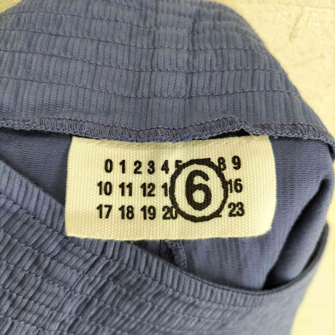 エムエムシックスメゾンマルジェラ MM6 Maison Margiela ここのえ期 サイドジップ クロップド パンツ レディース 38