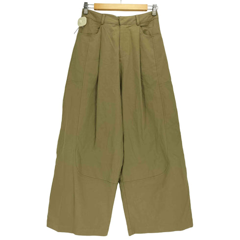 YOUR Oficial タック ワイドパンツ メンズ