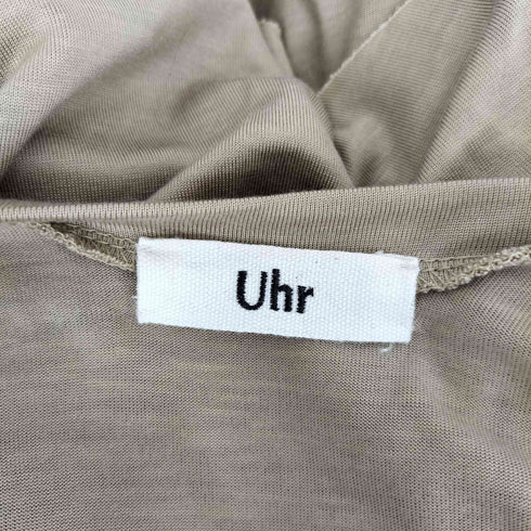 ウーア Uhr リヨセル バッククロスTシャツ レディース