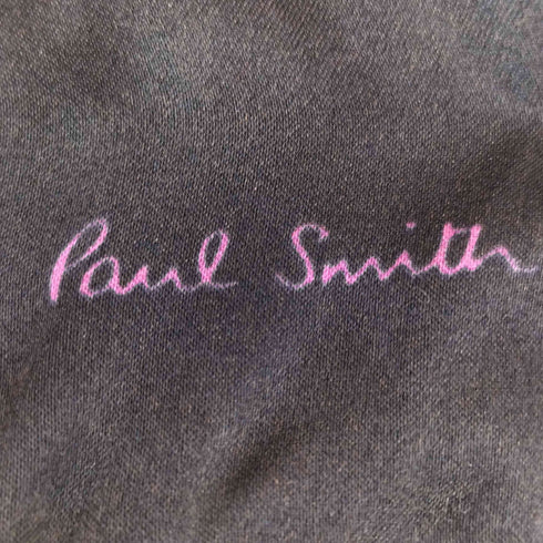 ポールスミス Paul Smith イタリア製 シルク100% スモーク フリンジ ストール メンズ
