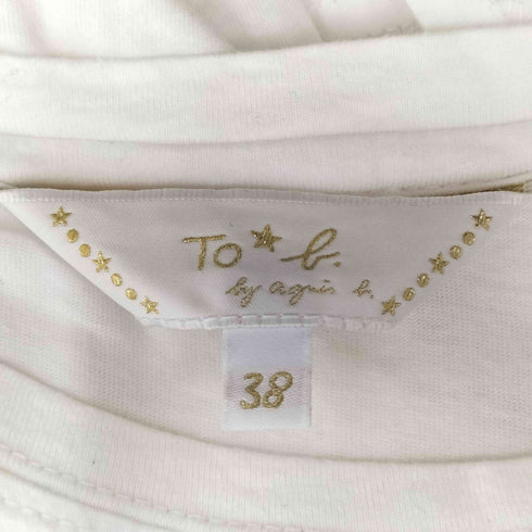 トゥービーバイアニエスベー To b. by agnes b. フロントロゴ S/S Tシャツ レディース EUR:38