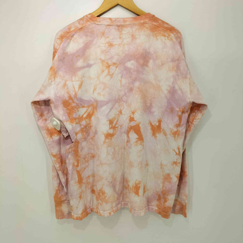 ロクビューティーアンドユースユナイテッドアローズ 6 BEAUTY & YOUTH UNITED ARROWS DOUBLE SLIT TIE DYE MOTIF PULLOVER ダブルスリット タイダイ モチーフ プルオーバー 長袖 レディース