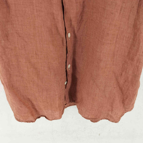 インディヴィジュアライズドシャツ individualized shirts USA製 リネン100 レギュラーカラーショートスリーブシャツ メンズ 15
