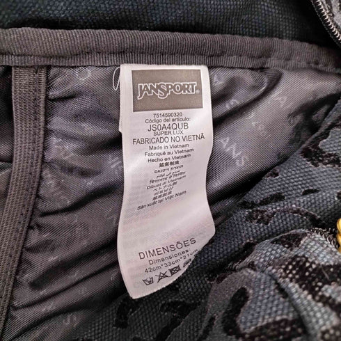 ジャンスポーツ JanSport レオパード スエード切替 リュック メンズ ONE SIZE