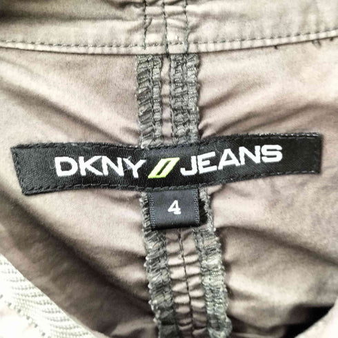 ダナキャランニューヨークジーンズ DKNY JEANS フロントジップ パイピング ジャケット メンズ JPN:4
