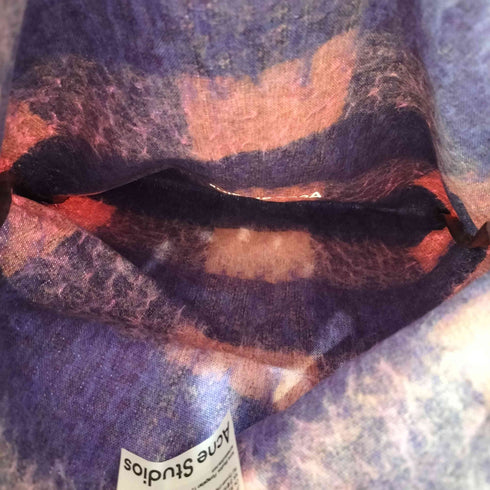アクネストゥディオズ ACNE STUDIOS PVC ビニールコーティング チェック トートバッグ レディース