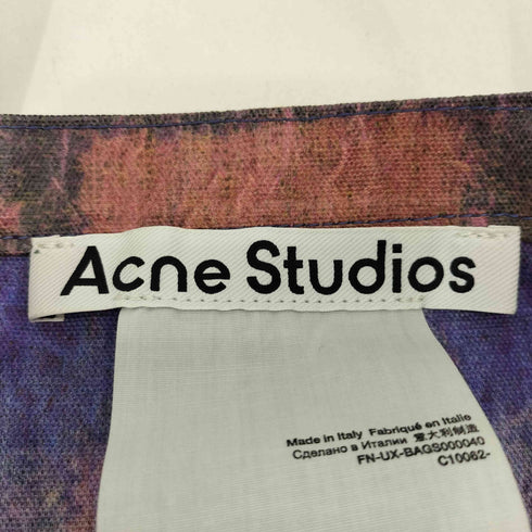アクネストゥディオズ ACNE STUDIOS PVC ビニールコーティング チェック トートバッグ レディース