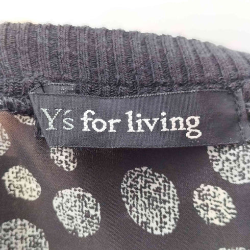 ワイズフォーリビング Ys for living バックオープン ドット タンクトップ レディース