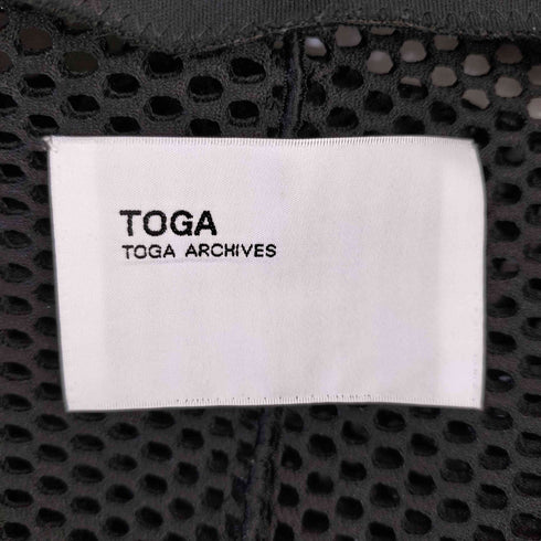 トーガアーカイブス TOGA ARCHIVES フリル変形デザイン メッシュ コート レディース