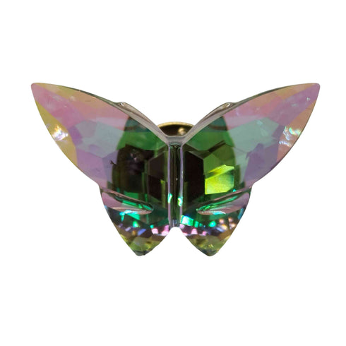 スワロフスキー SWAROVSKI MAGNET BUTTERFLY VIOLET S オーナメント レディース