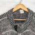 cashmere カシミヤ混 スタンドカラー 比翼 ジップ ニット セーター カーディガン メンズ 54