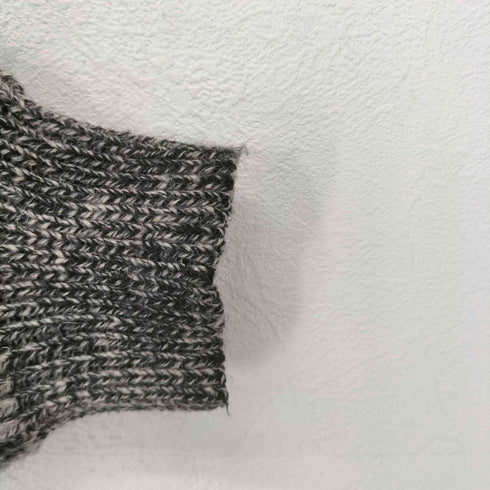 cashmere カシミヤ混 スタンドカラー 比翼 ジップ ニット セーター カーディガン メンズ 54