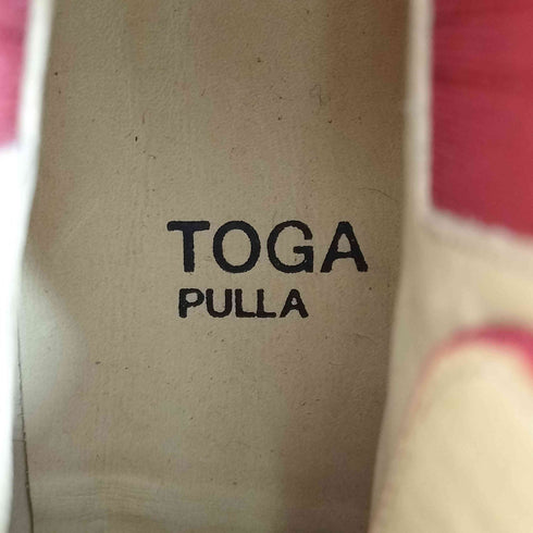 トーガプルラ TOGA PULLA メタルバックル スエード ウエスタンブーツ レディース 40