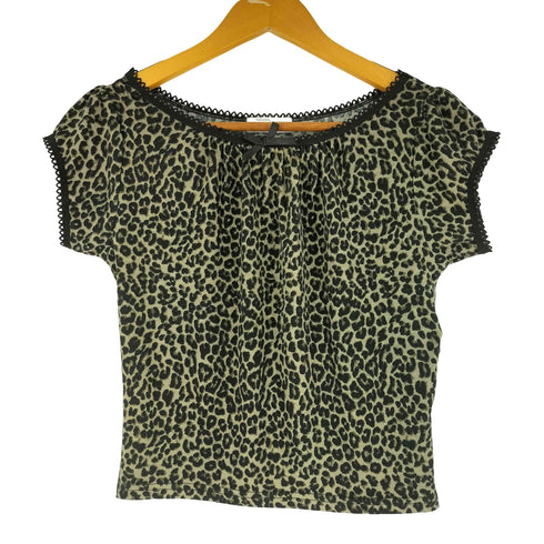 ラグアジェム LAGUA GEM LEOPARD LACE トップス レディース FREE