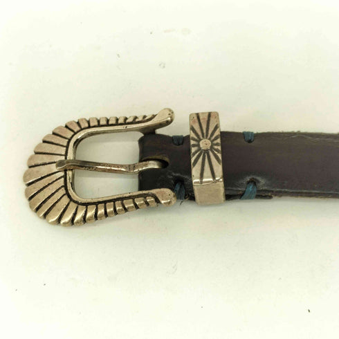 FAUSTO COLATO made in italy ウエスタン レザー ベルト メンズ