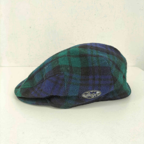カンゴール KANGOL チェック ウール ハンチングキャップ レディース