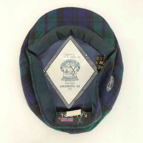カンゴール KANGOL チェック ウール ハンチングキャップ レディース
