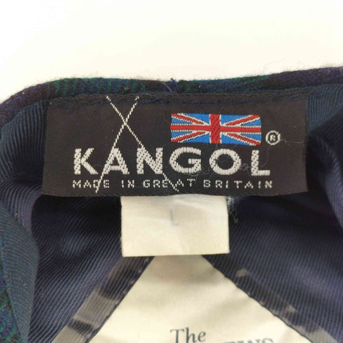カンゴール KANGOL チェック ウール ハンチングキャップ レディース